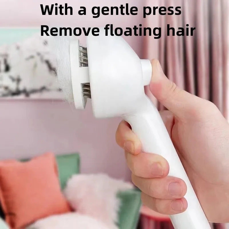 Pet Dematting Comb With Mist Humidifier for Grooming