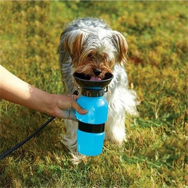 Portable Dog Water Bottle With Built-In Drinking Bowl 500 ml