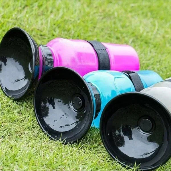 Portable Dog Water Bottle With Built-In Drinking Bowl 500 ml